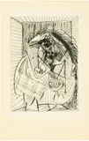 Pablo Picasso, La femme qui pleure IV, 4 July 1937, Drypoint