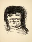 Otto Dix, Manitschka, 1923, Lithograph