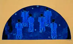 Augusto Giacometti, Studie zu "Wandbild im Krematorium in Davos", 1916, Pastel