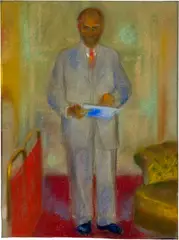 Augusto Giacometti, Selbstbildnis, 1927, Pastel
