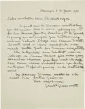 Giovanni Giacometti, Handschriftlicher Brief an Emanuel Stickelberger in Basel, 1921, Full-page letter in ink, dated "Stampa d. 21. June 1921"