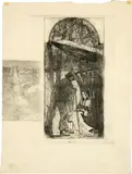 Giovanni Giacometti, Natale, 1898, Etching
