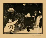 Félix Vallotton, Le 1er janvier, 1896, Woodcut
