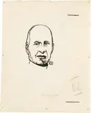 Félix Vallotton, Hervé, Around 1894, Drawing in ink
