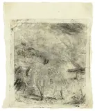 Edgar Degas, Le sportsman montant à cheval, 1856, Etching