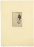 Edgar Degas, Ellen Andrée, 1879, Drypoint
