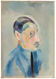 Robert Delaunay, Portrait d’Igor Strawinsky, 1921, Oil on canvas