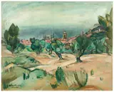 Othon-Achille-Émile Friesz, Paysage de Cassis, 1910, Oil on canvas