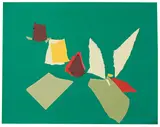 Nicolas de Staël, Composition sur fond vert, 1953, Collage