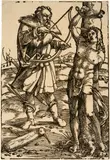 Hans Baldung Grien, Die Marter des heiligen Sebastian, Circa 1505/1507, Woodcut