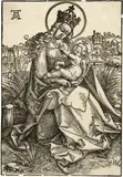 Hans Baldung Grien, Maria mit dem Kinde auf der Rasenbank, 1505/1507, Woodcut