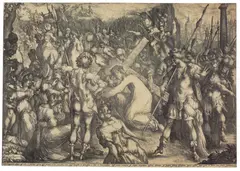 Jacques Bellange, Die Kreuztragung, 1613-1616, Etching