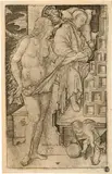 nach Dürer Wenzel von Olmütz, Der Traum, nach Albrecht Dürer, Circa 1500, Engraving