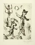 Marc Chagall, Le rêve de l'âne, 1968, Etching