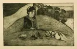Paul Gauguin, La femme aux figues, 1894, Etching