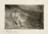 Camille Pissarro, Paysan, le père melon, 1879, Etching, reworked with aquatint
