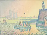 Paul Signac, Le Port de Flessingue, Circa 1896, Colour lithograph
