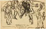 Louis Soutter, Curiosité des chercheurs du Christ - verso: Composition abstraite