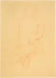 Charles Despiau, Femme nue assise, Around 1920, Reddish drawing