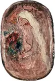 Marc Chagall, Femme au bouquet de profil
