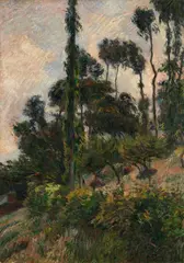 Paul Gauguin, À flanc de coteau, 1884, Oil on canvas