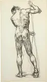 Giovanni Giacometti, Männlicher Rückenakt