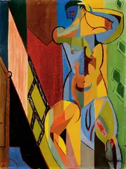 Louis Marcoussis, Nu féminin, c. 1926, Oil on canvas