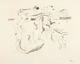Joan Miró, Daphnis et Chloé, November 1933, Drypoint
