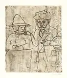 Emil Nolde, Mann und Frau, 1911, Etching
