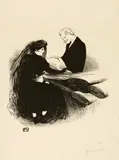 Félix Vallotton, Dernière Nouveauté, 1893, Lithograph