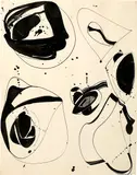 Sam Francis, Untitled (Sketch), 1962, Ink drawing