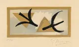 Georges Braque, Les Martinets, 1959, Colour lithograph