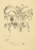 James Abbott McNeill Whistler, The long Gallery, Louvre