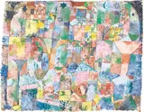 Paul Klee, Der Traum, 1918 -  Werknummer 1918.121, Aquarell auf grobem Papierleinen über Grundierung in Gips und Feder in Tusche