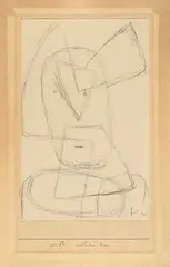 Paul Klee, Robuster Narr, 1933 - Werknummer 1933.411 (1933 F 11), Bleistiftzeichnung