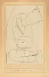 Paul Klee, Robuster Narr, 1933 - Werknummer 1933.411 (1933 F 11), Bleistiftzeichnung