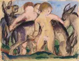 Franz Marc, Zwei Knaben mit Eseln