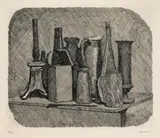Giorgio Morandi, Grande natura morta con la lampada a petrolio