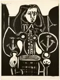 Pablo Picasso, Femme au fauteuil No. 4, 3. Januar 1949, Lithographie