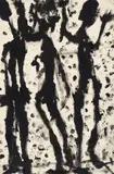 Louis Soutter, Trois Crématoristes, 1937-1942, Fingermalerei in Tusche