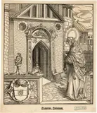 Leonhard Beck, Sanctus Silvinus, 1510-1518, Holzschnitt