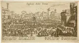 Jacques Callot, Supplicium Sceleri Fraenum - Les Supplices, um 1630, Radierung
