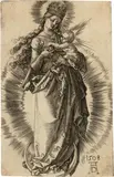 Albrecht Durer, Maria mit der Sternenkrone, 1508, Kupferstich