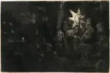 Rembrandt Harmensz van Rijn, Der Dreikönigsabend - Sternsingen