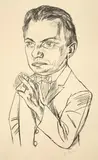 Max Beckmann, Bildnis Dr. Heinrich Simon, 1922, Lithographie