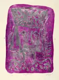 Otto Dix, Verschleierte, 1961, Farbige Lithographie