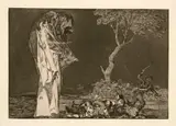 Francisco De Goya, Blatt 2, 3, 4, 5, 7, 8 und 18 der Folge "Los Proverbios", 1904-1916, Radierungen