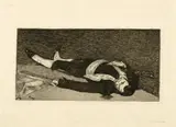 Edouard Manet, Le Toréro mort, 1868, Radierung und Aquatinta