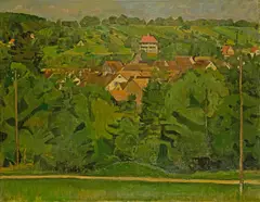 Werner Neuhaus, Binningen, Um 1923, Öl auf Leinwand