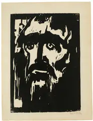 Prophet by Emil Nolde, 1912, Holzschnitt, offered Jun 2019